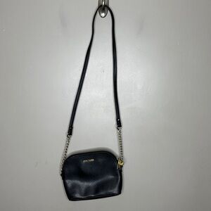 Steve Madden Black & Gold Done Crossbody Bag